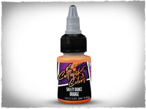 Cuttlefish Colors - Fluorescent Glaze - Safety Dance Orange