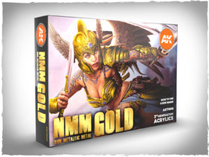 AK colors 3rd gen - AK11606 - NMM Non Metallic Metallic Gold Colors Set