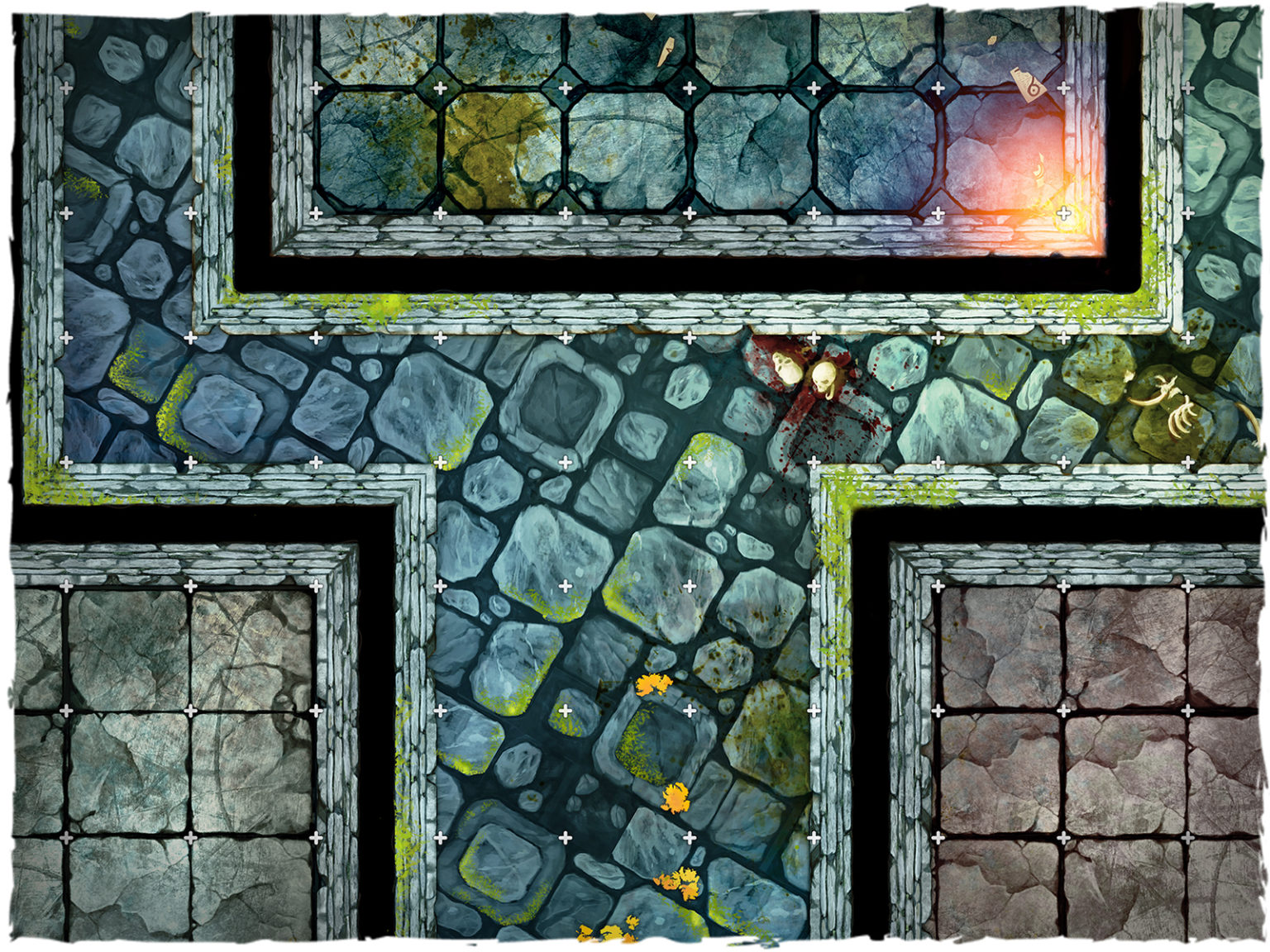 Game mat Heroquest Rise of the Dread Moon alternate DeepCut Studio