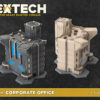 Battlefront Hextech Trinity City Corporate Office 2pcs