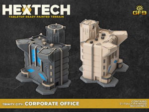 Battlefront Hextech Trinity City Corporate Office 2pcs