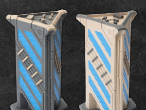 Battlefront Hextech Trinity City Estate 2pcs