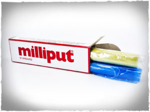 GreenStuffWorld Milliput Standard Yellow Grey
