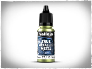 Vallejo True Metallic Metal - Amber Green Light