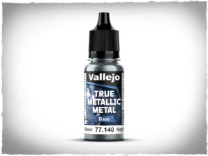 Vallejo True Metallic Metal - Obsidian Black Base