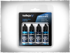 Vallejo True Metallic Metal - Sapphire Blue paint set