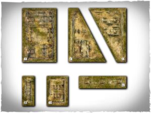Warhammer 40k 11th ed Terrain Areas Footprints - Grassland