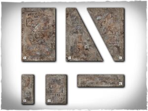 Warhammer 40k 11th ed Terrain Areas Footprints - Orcs