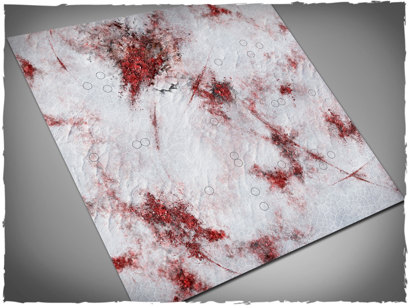 crait red salt desert game mat star wars 3x3 shatterpoint
