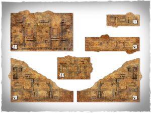 Warhammer 40k 11th ed Terrain Area Footprints v2 - Badlands
