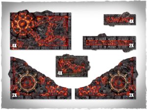 Warhammer 40k 11th ed Terrain Area Footprints v2 - Chaos