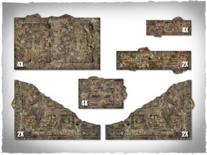 Warhammer 40k 11th ed Terrain Area Footprints v2 - Gothic Wasteland