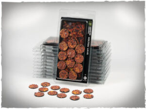 Battle ready toppers - Molten Lava, 25 mm, x12