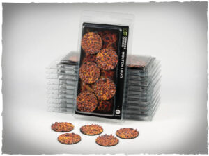 Battle ready toppers - Molten Lava, 40 mm, x5