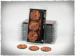 Battle ready toppers - Molten Lava, 50 mm, x3