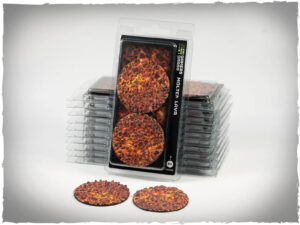 Battle ready toppers - Molten Lava, 60 mm, x2