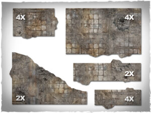 Warhammer 40k 11th ed Double-sided Terrain Footprints v2 - Sector Imperialis